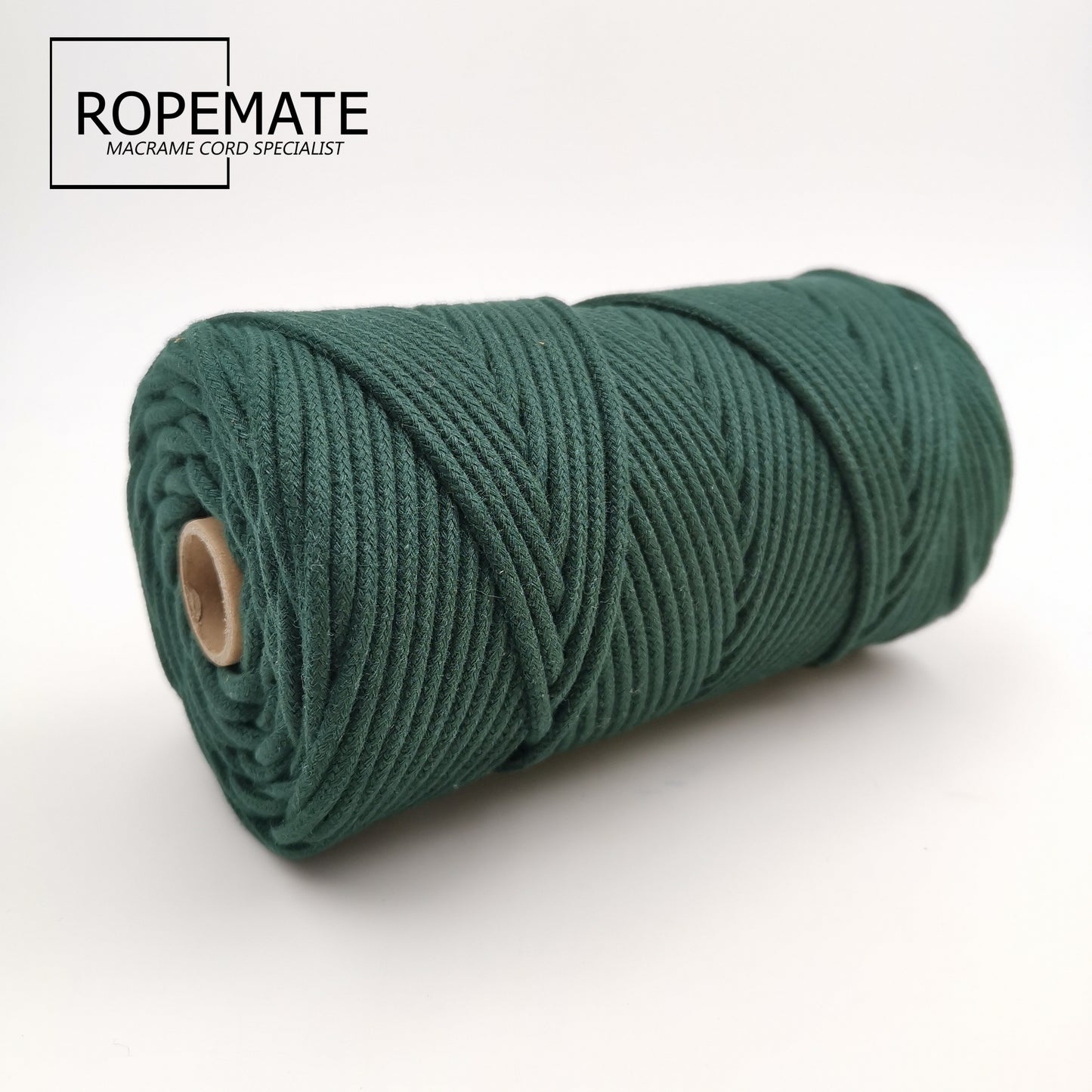 3MM MACRAME BRAIDED - CORED - SANT GREEN