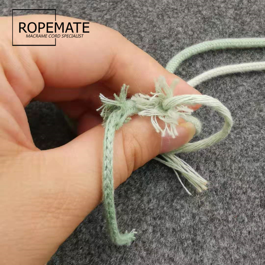 3MM MACRAME BRAIDED - CORED - APRICOT
