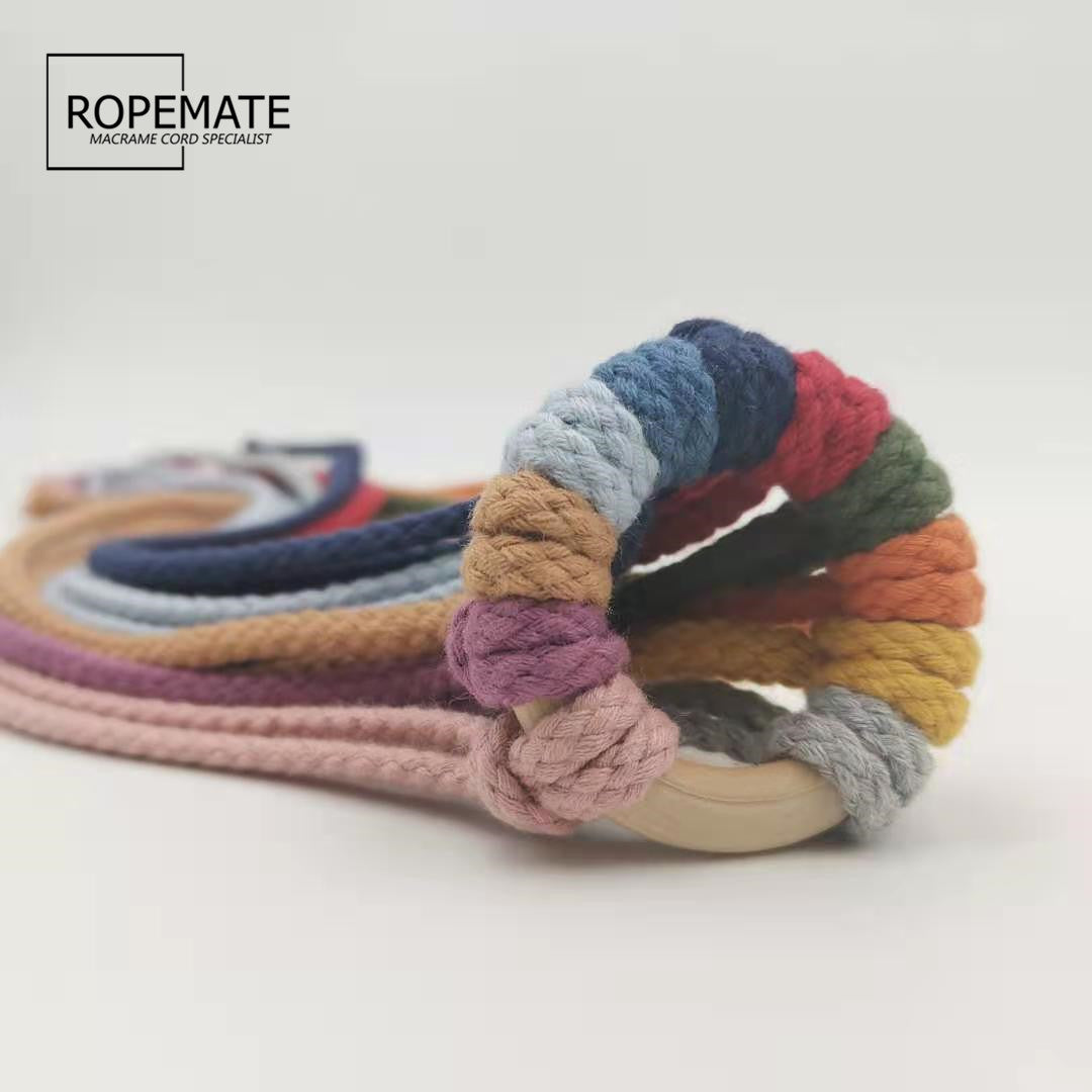 4MM MACRAM BRAIDED - PLAIT - TEAL