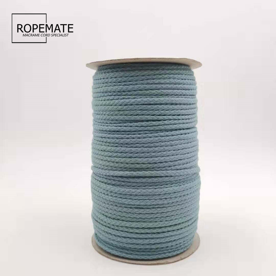 4MM MACRAM BRAIDED - PLAIT - TEAL