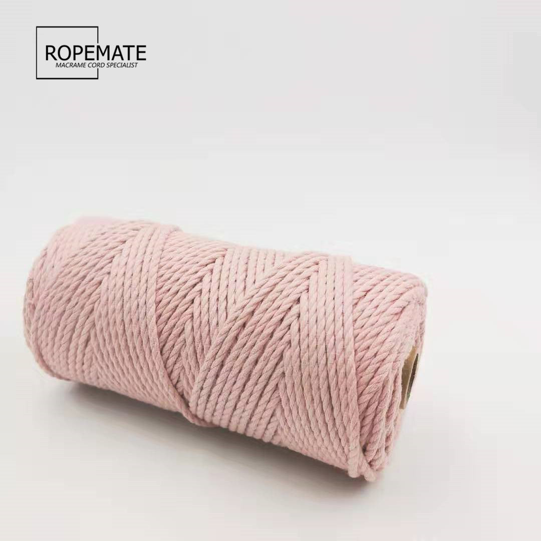 3MM MACRAME ROPE - MATT PINK