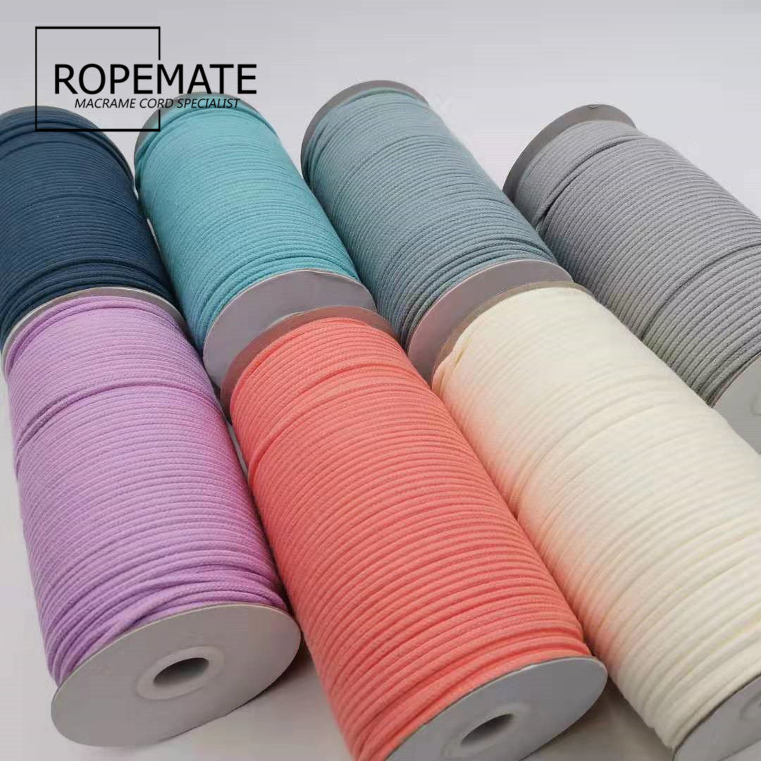 3MM MACRAME BRAIDED - CORED - OCHER