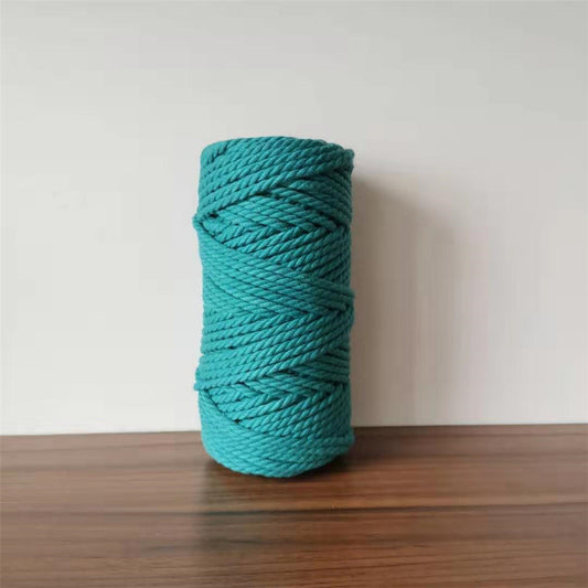 3MM MACRAME ROPE - DARK TURQUOISE
