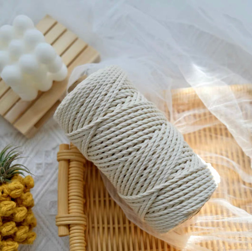3MM MACRAME ROPE - NATURAL