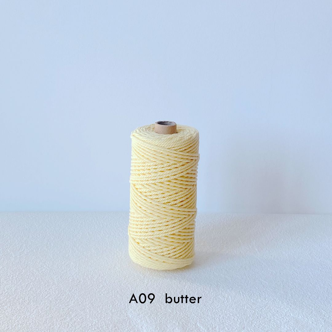 3MM MACRAME ROPE - BUTTER