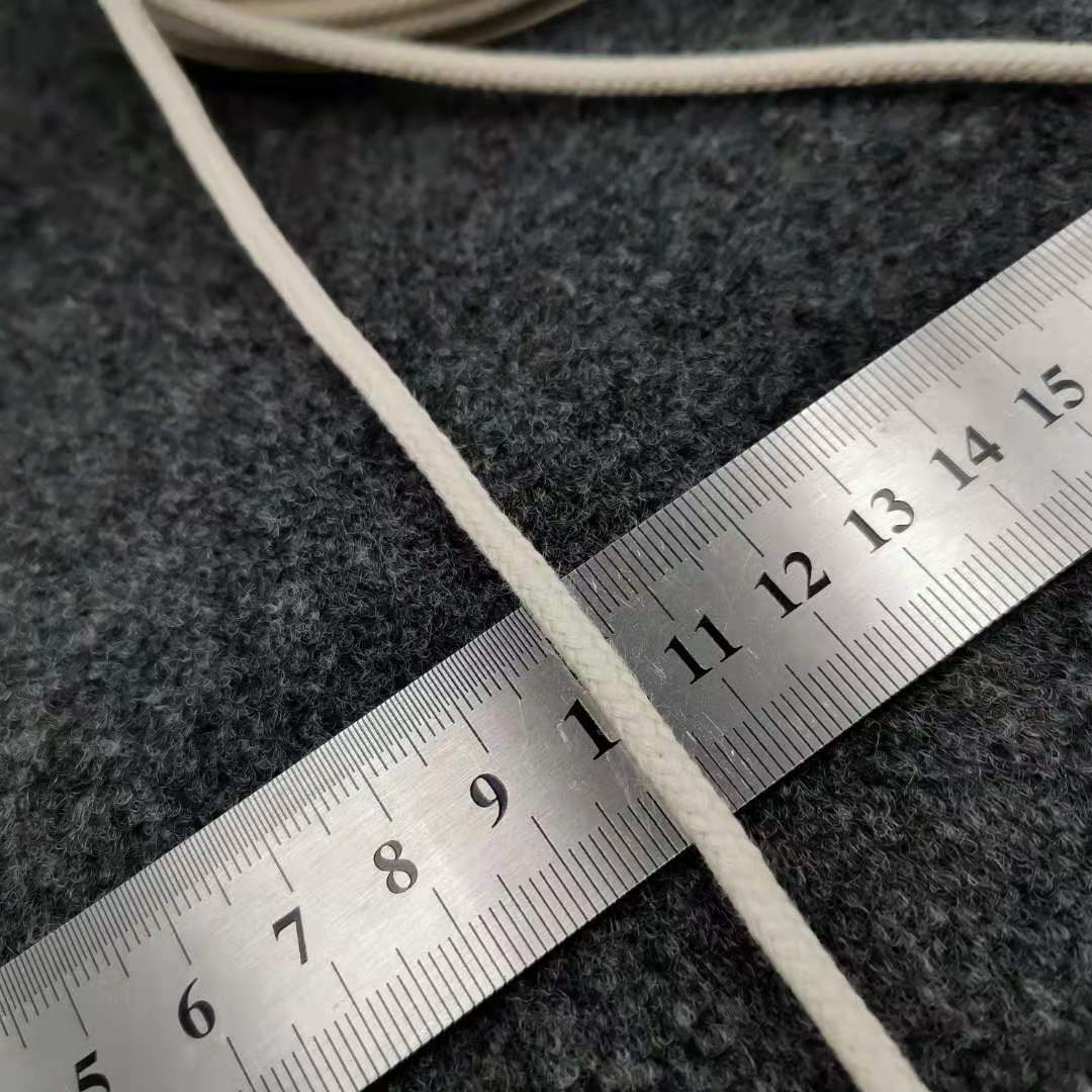 4MM MACRAME BRAIDED - CORED - NATURAL