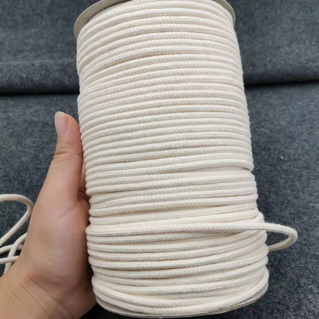 4MM MACRAME BRAIDED - CORED - NATURAL