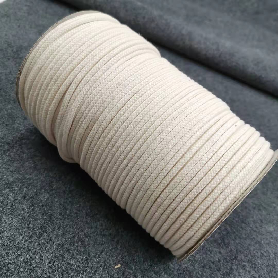 4MM MACRAME BRAIDED - CORED - NATURAL