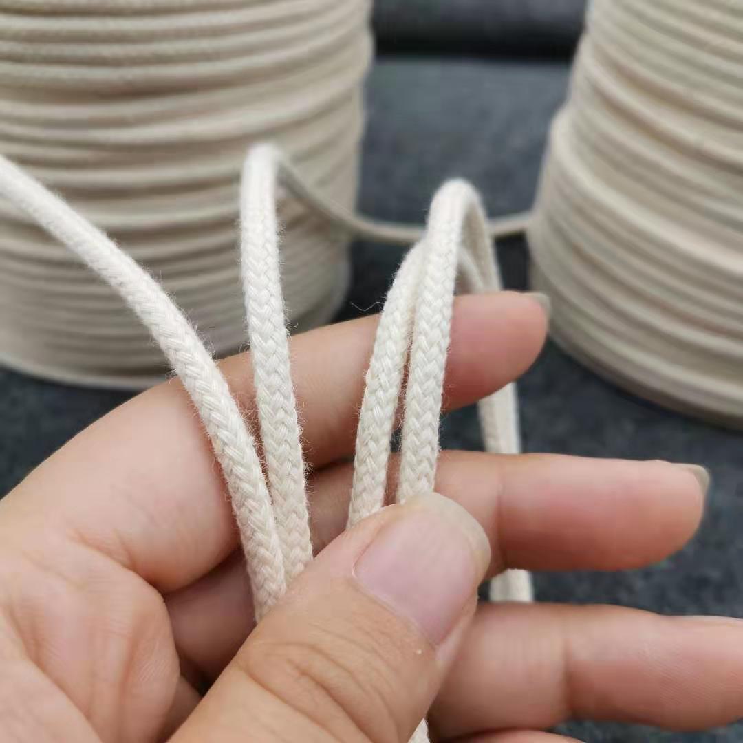 4MM MACRAME BRAIDED - CORED - NATURAL