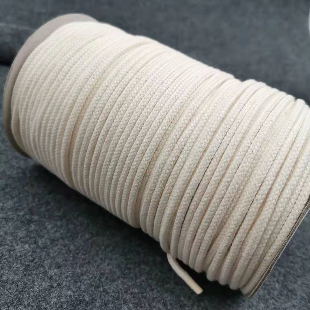 4MM MACRAME BRAIDED - CORED - NATURAL