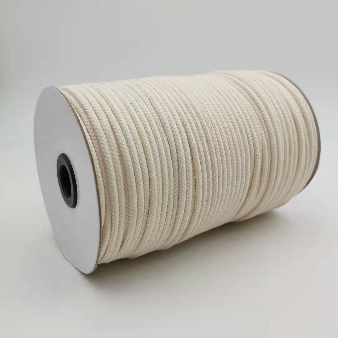 4MM MACRAME BRAIDED - CORED - NATURAL