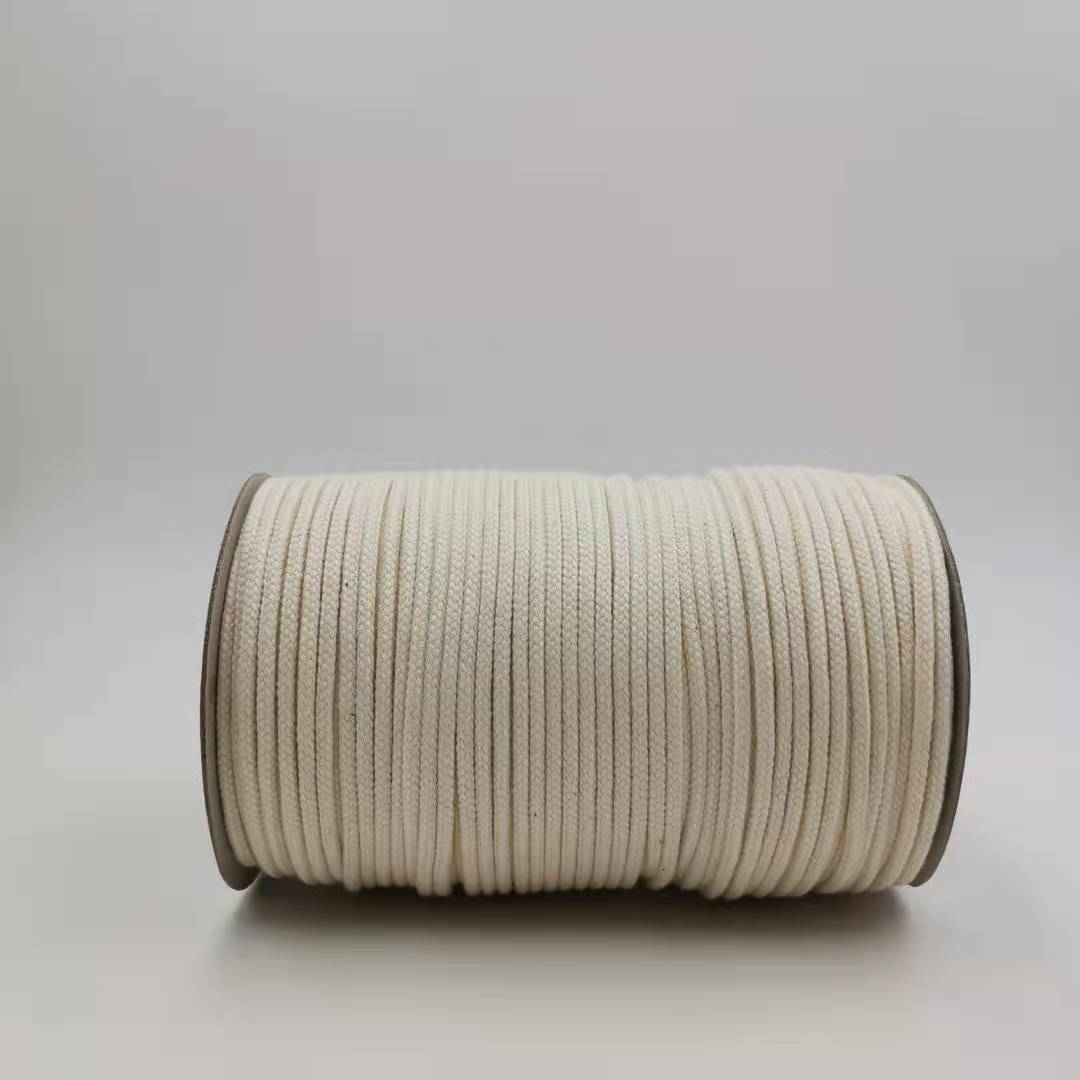 4MM MACRAME BRAIDED - CORED - NATURAL