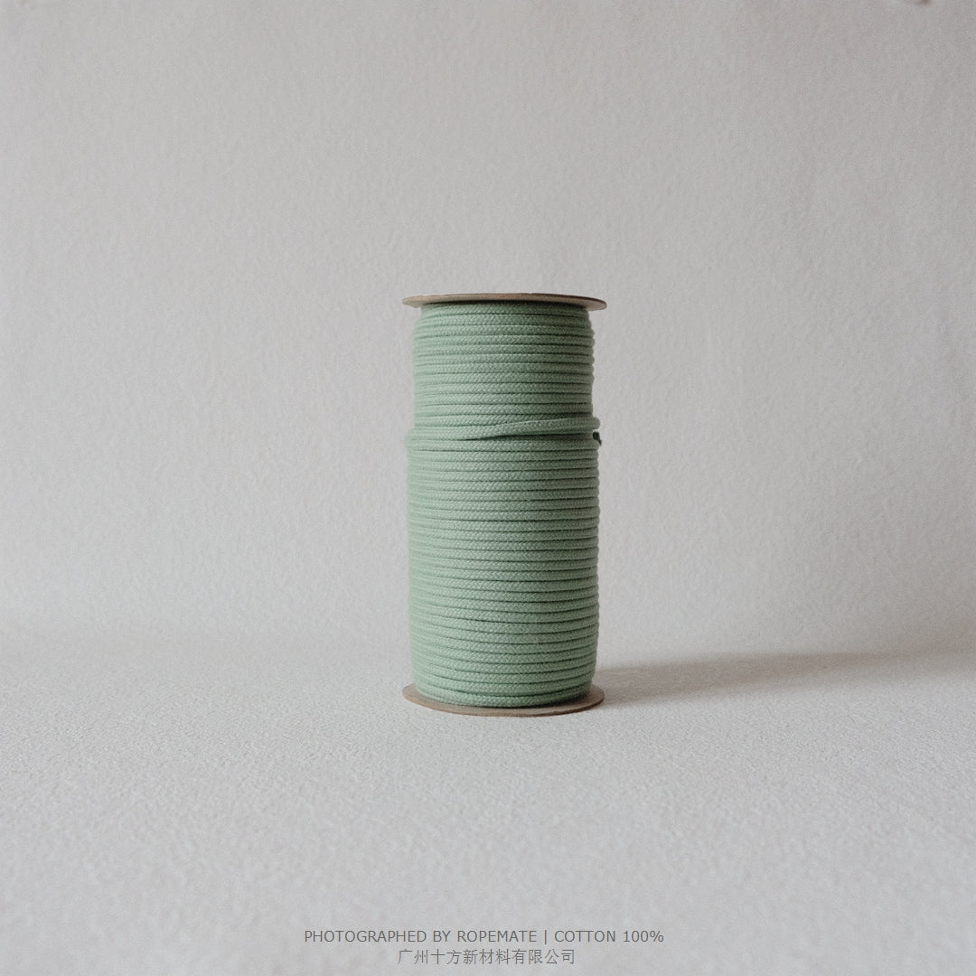 4MM MACRAME BRAIDED - CORED - AVOCADO GREEN