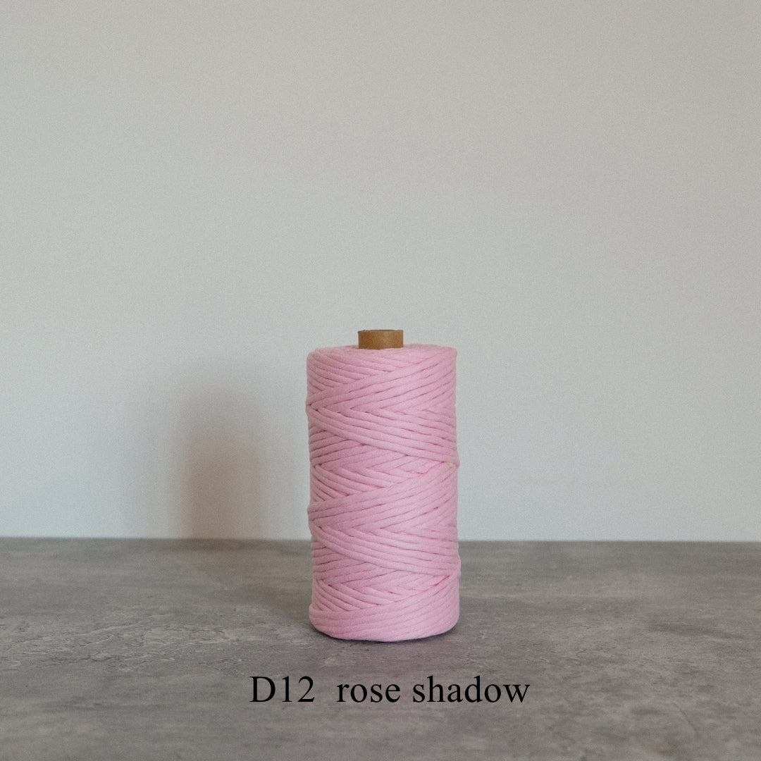 LUXE 4MM MACRAME STRING - ROSE SHADOW