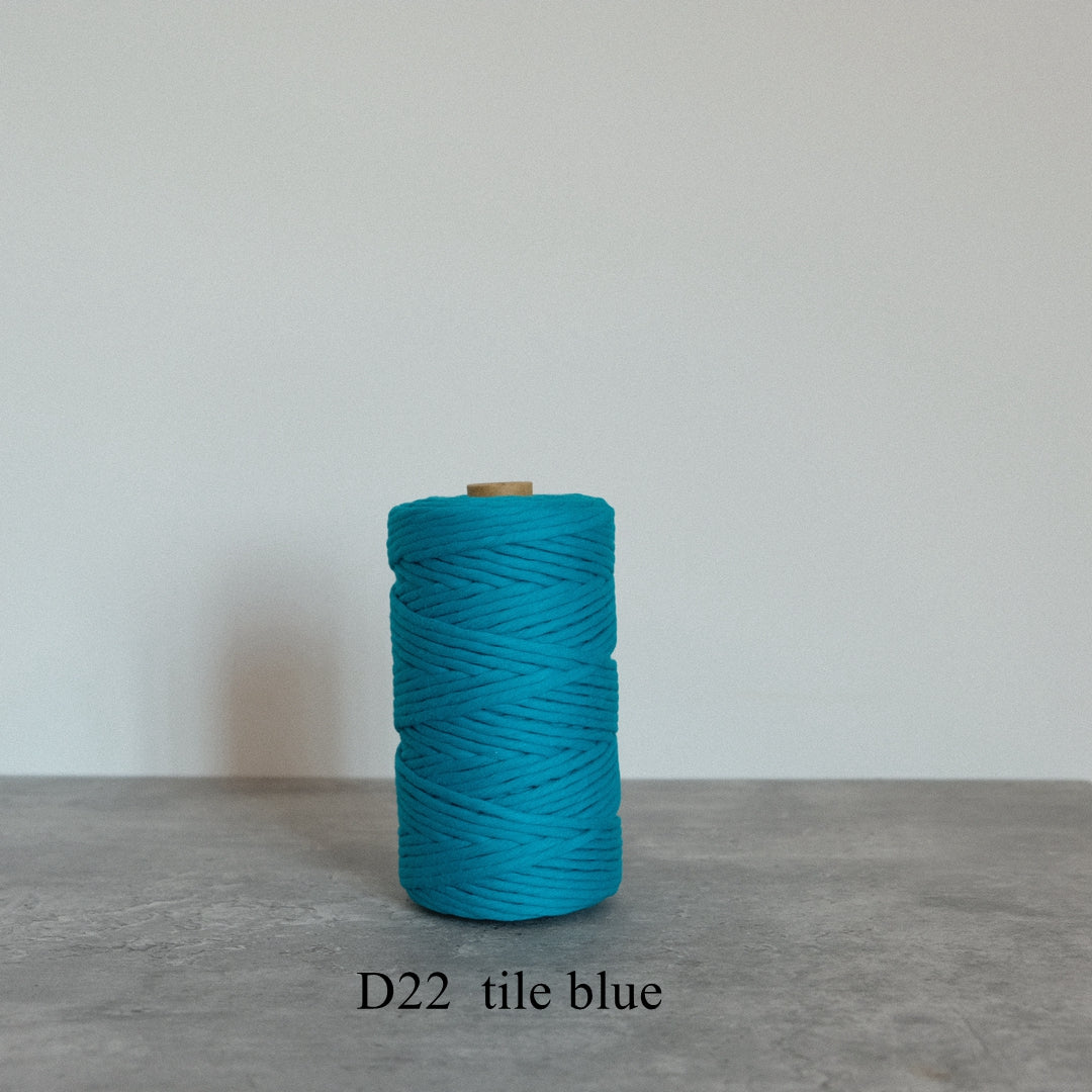 LUXE 4MM MACRAME STRING - TILE BLUE