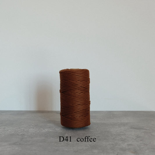 LUXE 4MM MACRAME STRING - COFFEE