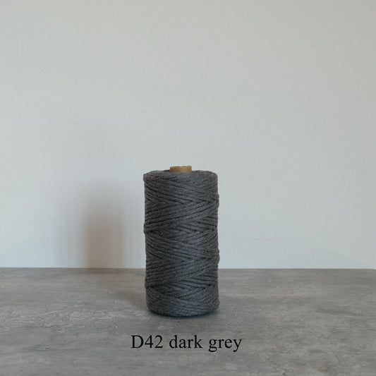 LUXE 4MM MACRAME STRING - DARY GREY