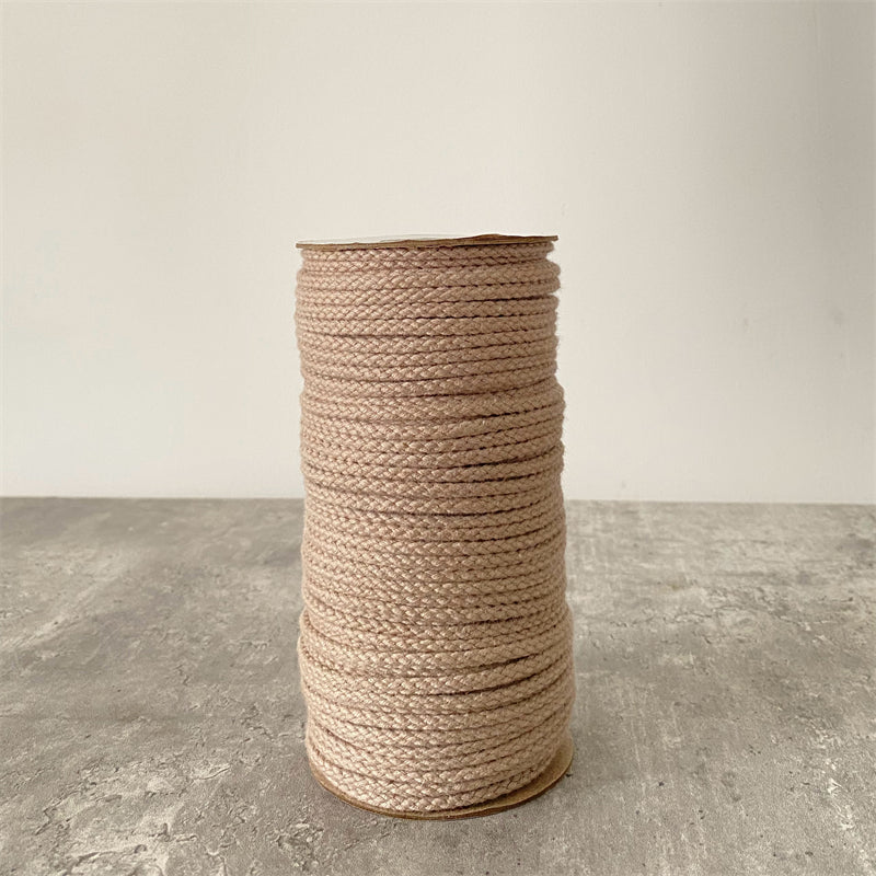 4MM MACRAM BRAIDED - PLAIT - GRAY ROOM