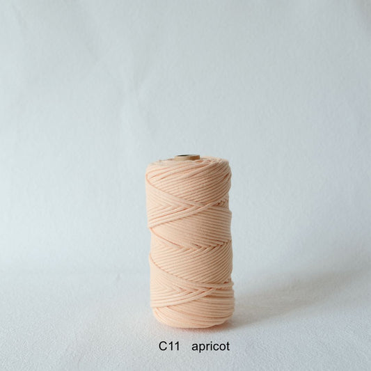 3MM MACRAME BRAIDED - CORED - APRICOT