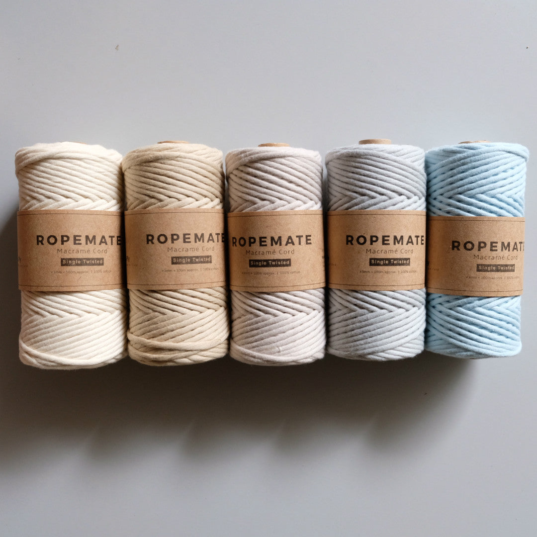 LUXE 3MM MACRAME STRING - BABY BLUE