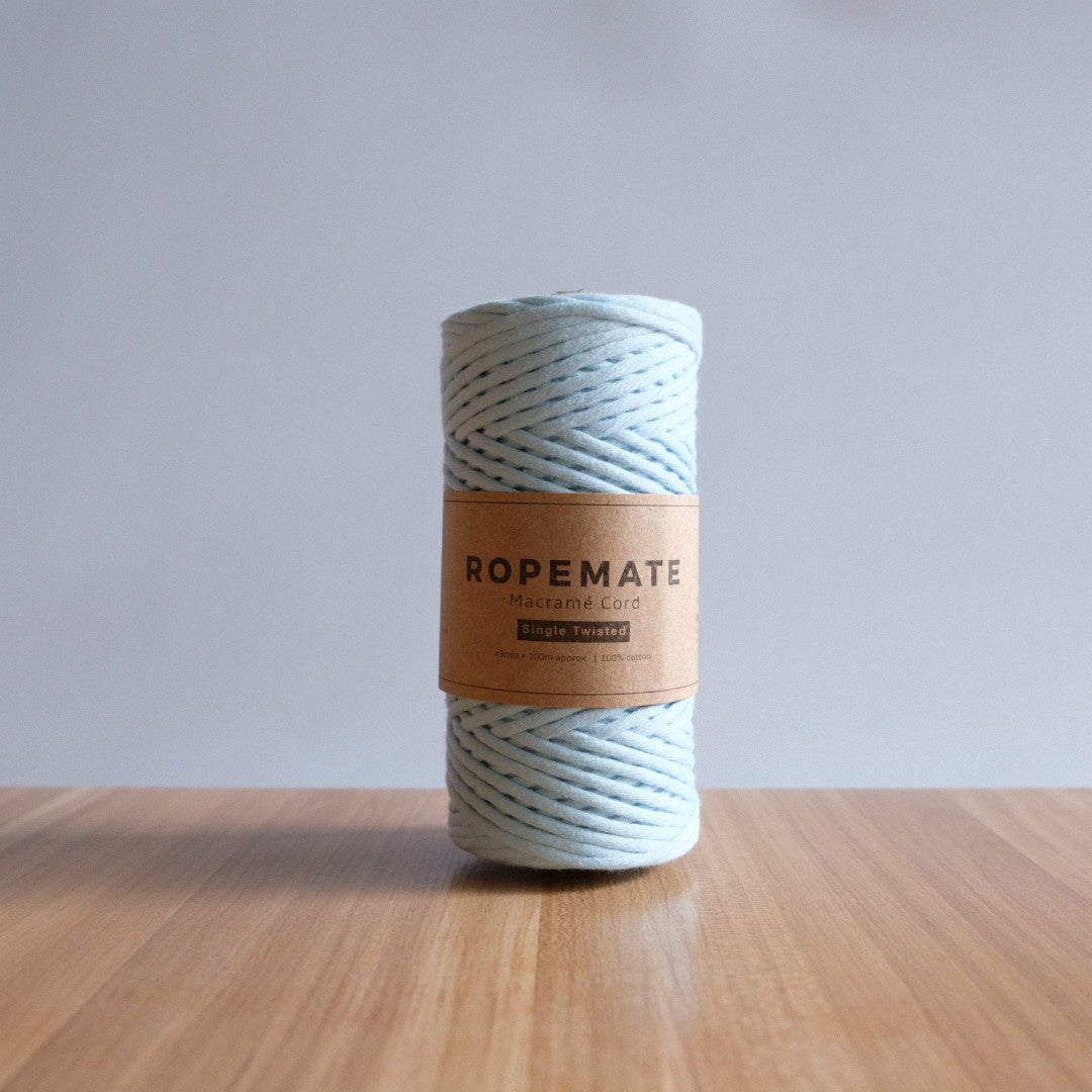 LUXE 3MM MACRAME STRING - BABY BLUE