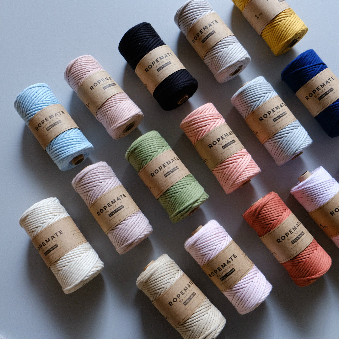 LUXE 3MM MACRAME STRING - BARELY PINK