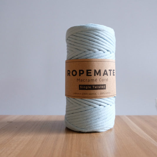 LUXE 4MM MACRAME STRING - BABY BLUE