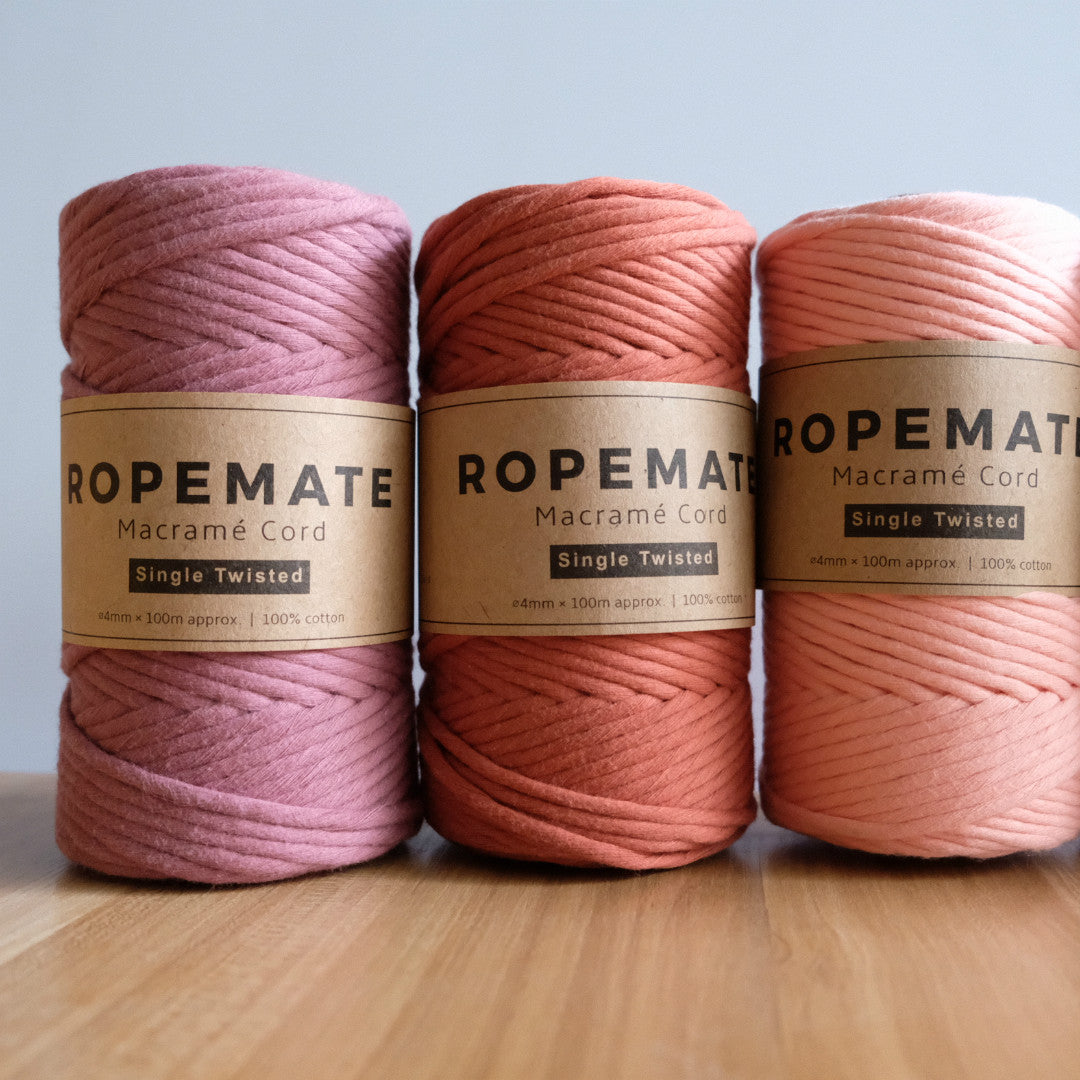 LUXE 4MM MACRAME STRING - ANTIQUE PINK
