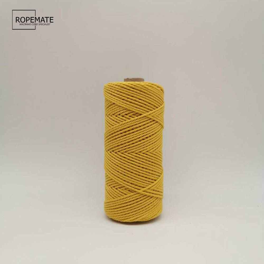 2MM MACRAME ROPE - SUNFLOWER