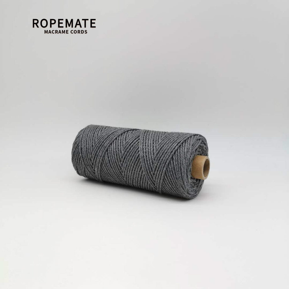 2MM MACRAME ROPE - DARK GRAY