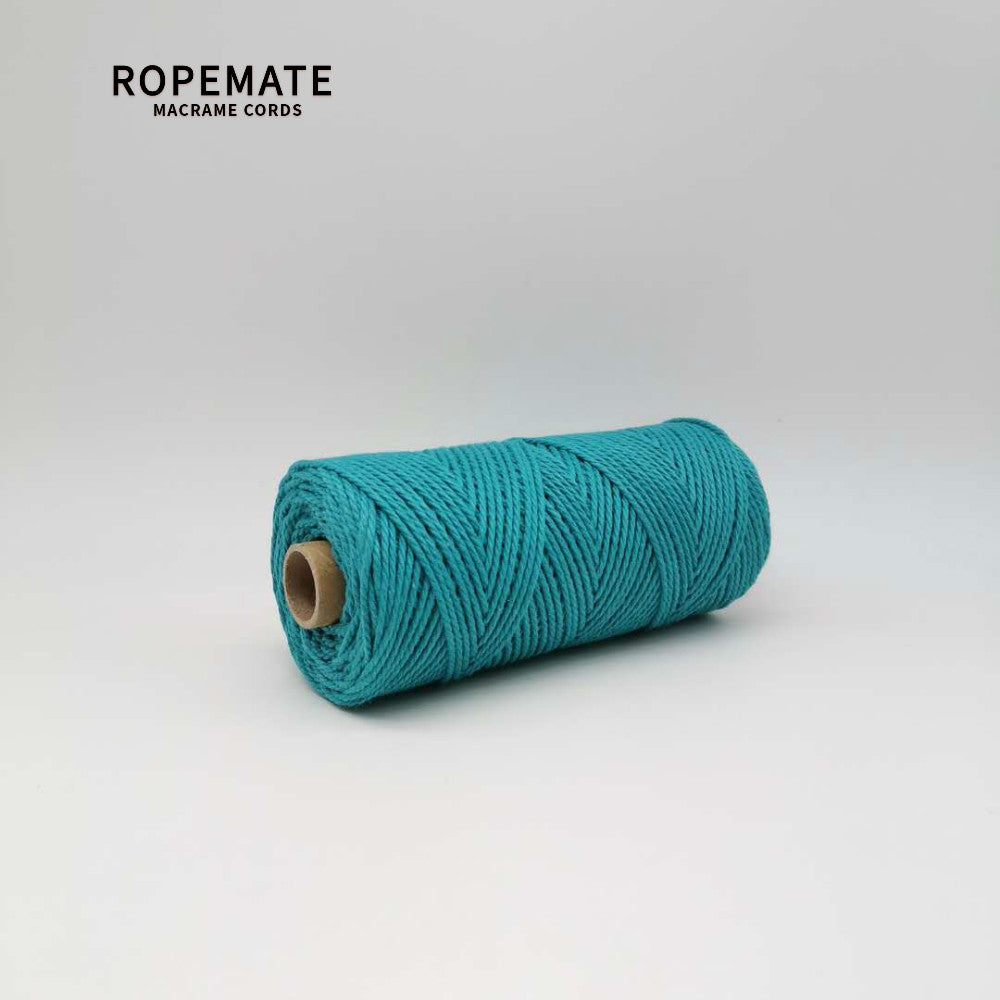 2MM MACRAME ROPE - DARK TURQUOISE