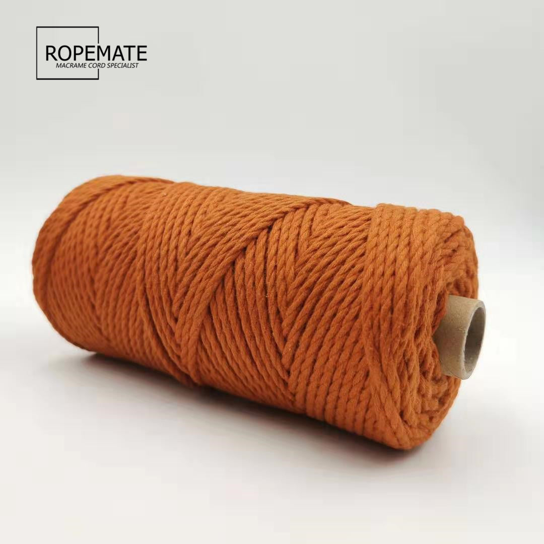 3MM MACRAME ROPE - GOLD BROWN