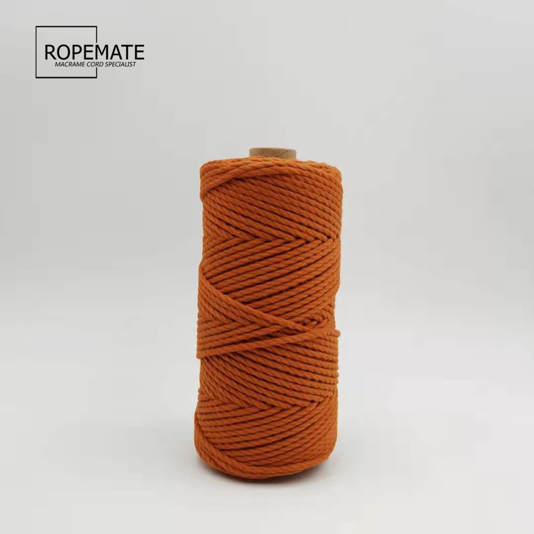 3MM MACRAME ROPE - GOLD BROWN