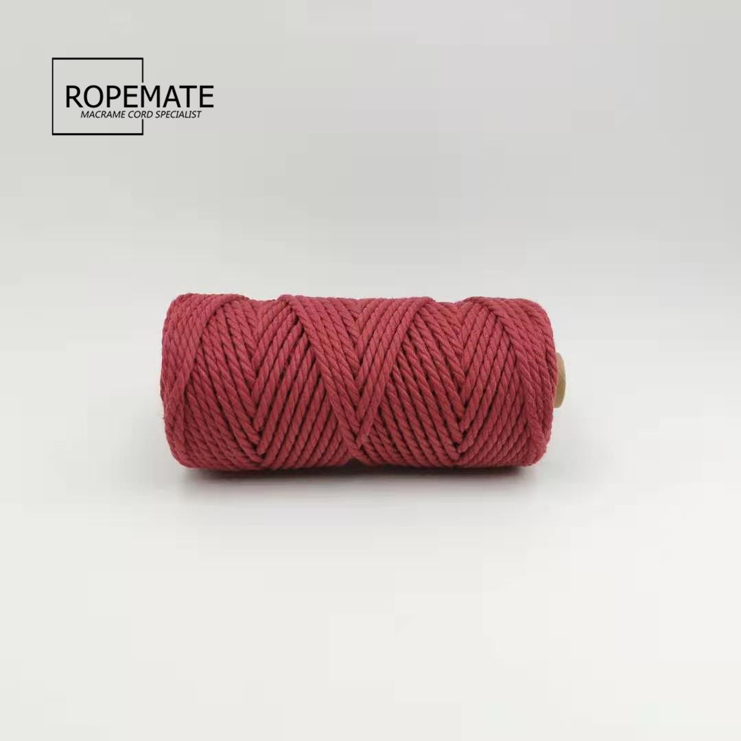 3MM MACRAME ROPE - MAROON