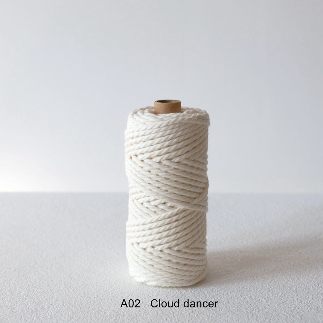 4MM MACRAME ROPE - CLOUD DANCER