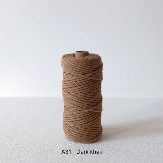 4MM MACRAME ROPE - DARK KHAKI