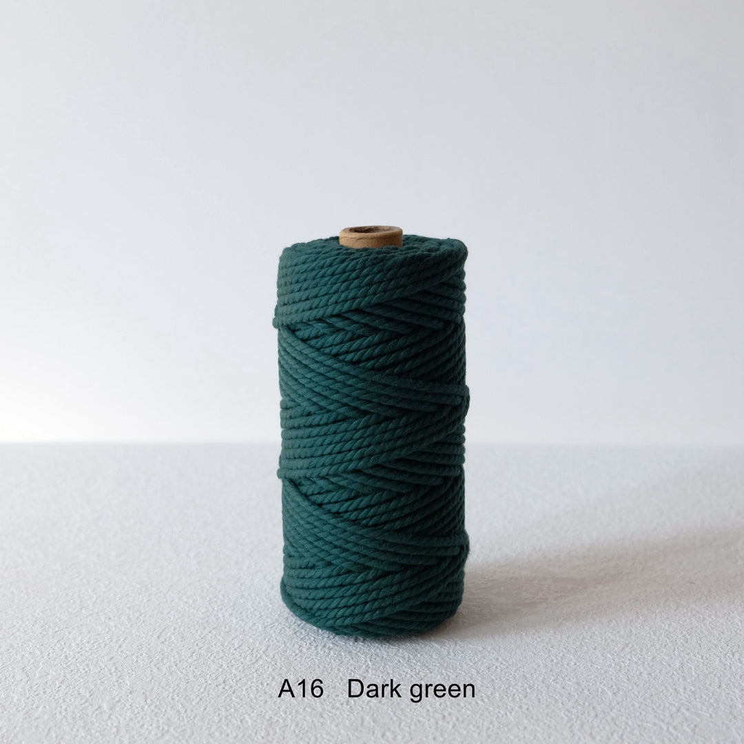 4MM MACRAME ROPE - DARK GREEN