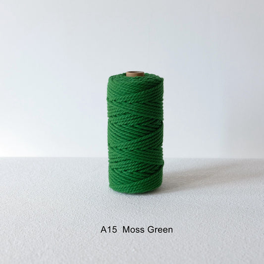 4MM MACRAME ROPE - MOSS GREEN