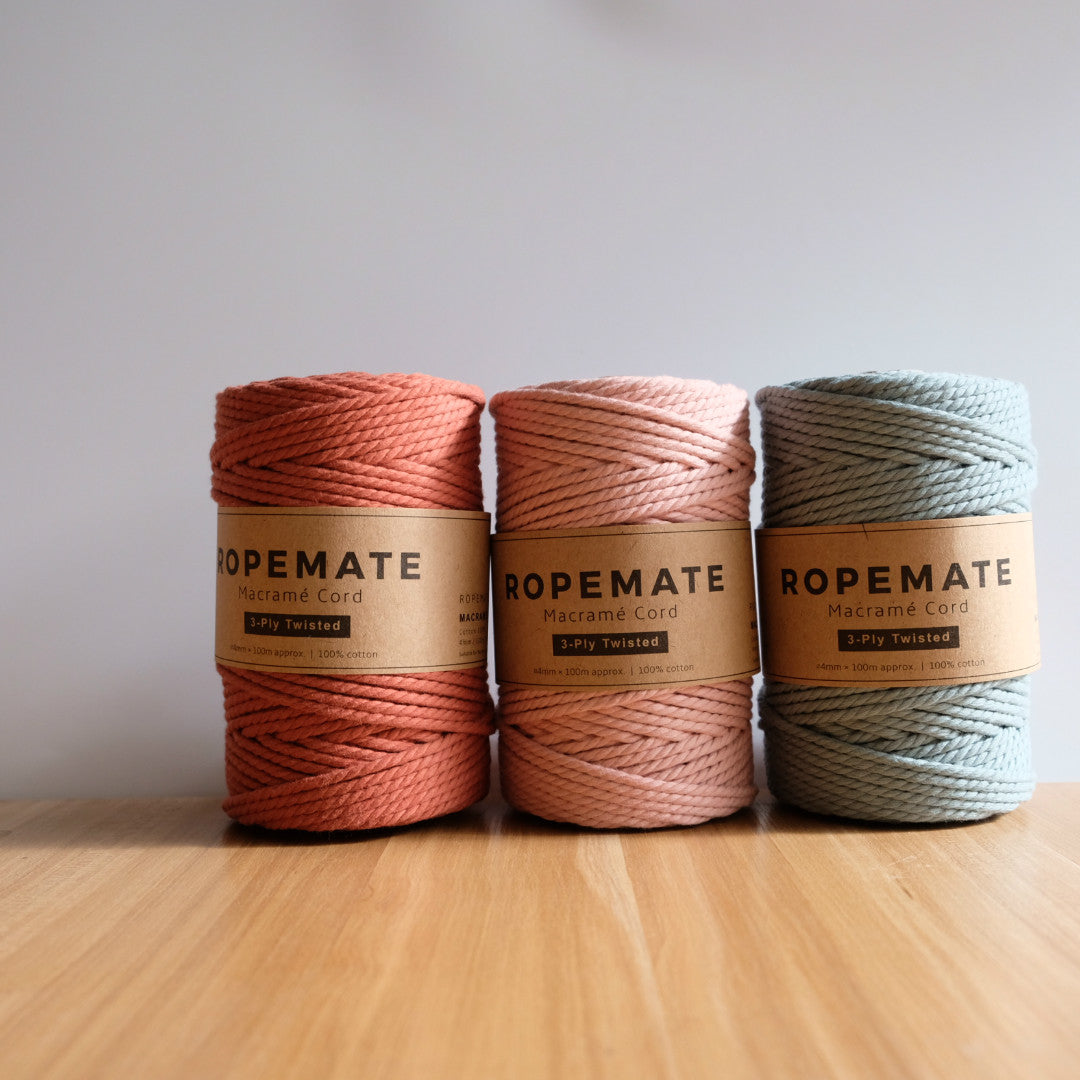 4MM MACRAME ROPE - CADET BLUE