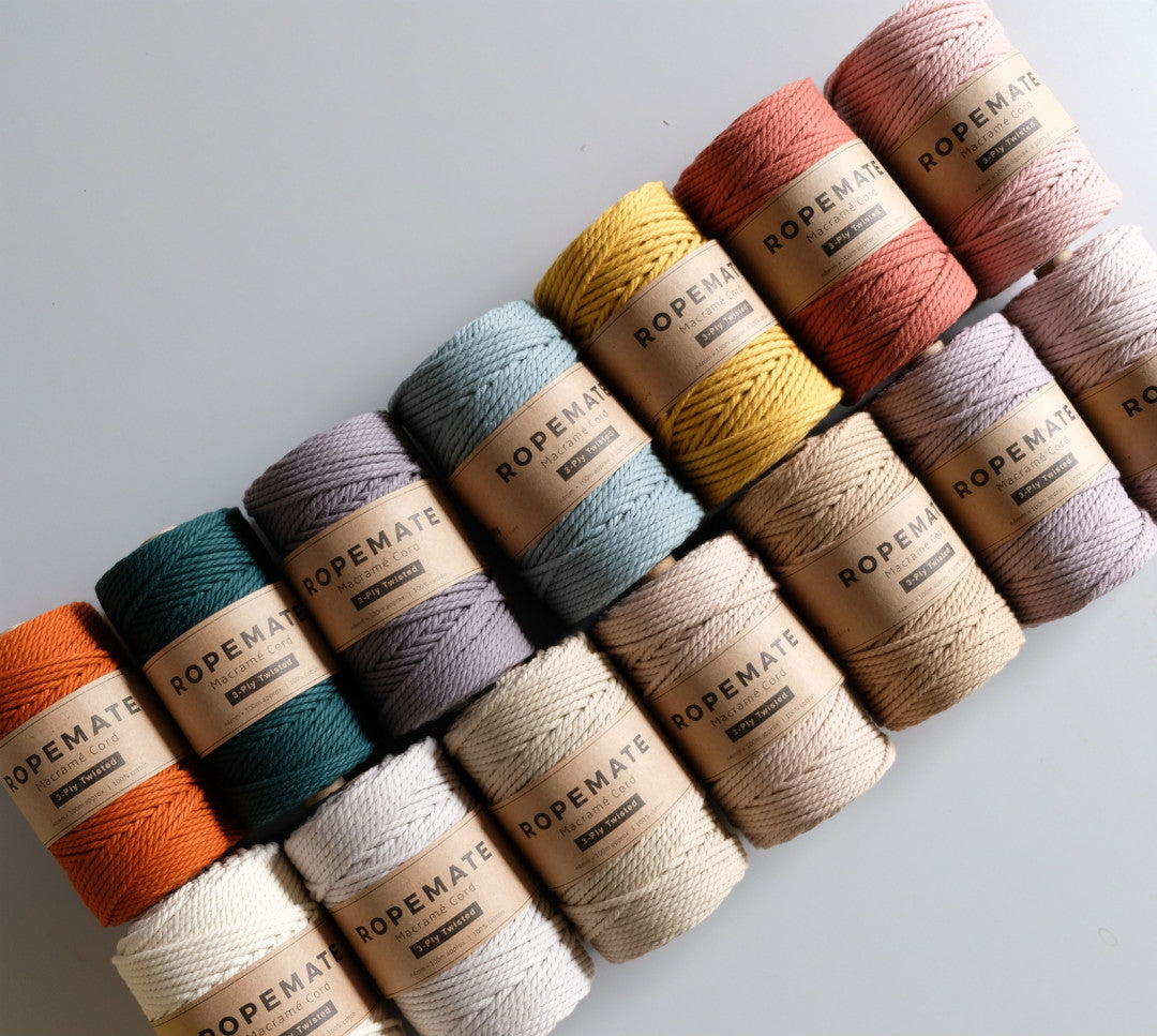 4MM MACRAME ROPE - 15 COLORS