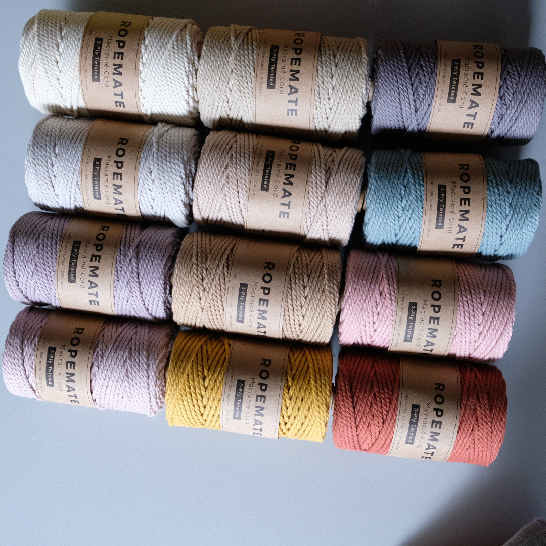 4MM MACRAME ROPE - MATT PINK