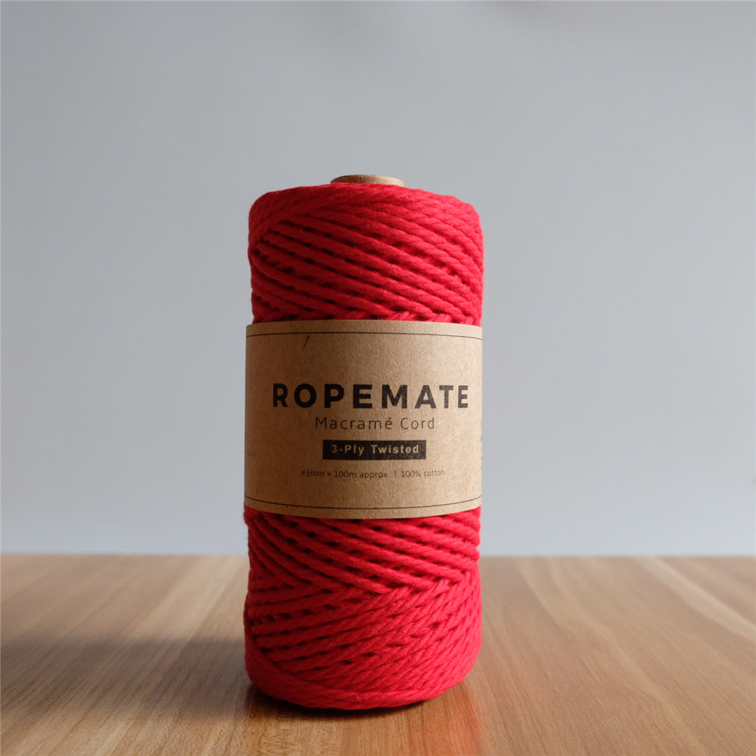 3MM MACRAME ROPE - 28 COLORS