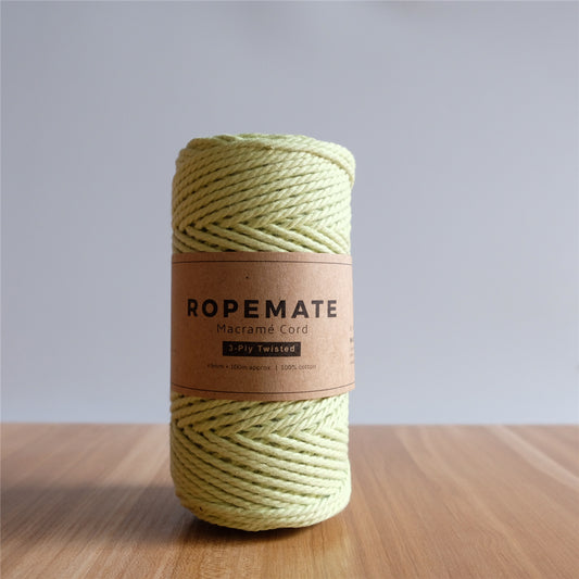 3MM MACRAME ROPE - MELON GREEN