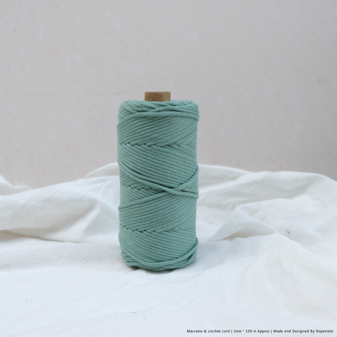 3MM MACRAME BRAIDED - XXLace - 30 COLORS