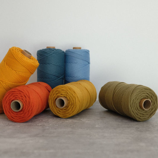 3MM MACRAME BRAIDED - XXLace - 30 COLORS