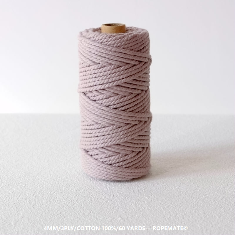 4MM MACRAME ROPE - ASH PURPLE