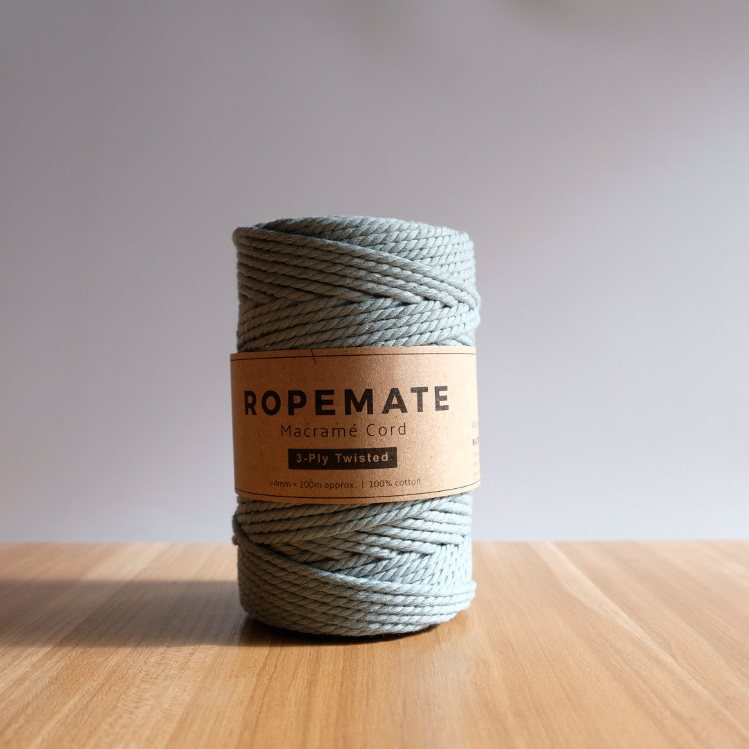4mm Twisted Macrame Cotton Cord Sky Blue Color, Packaging Type: Roll at Rs  300/kg in Meerut