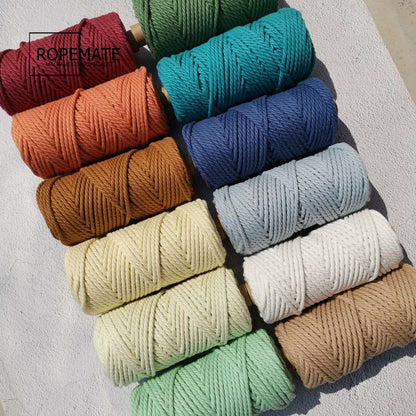 4MM MACRAME ROPE - 19 COLORS