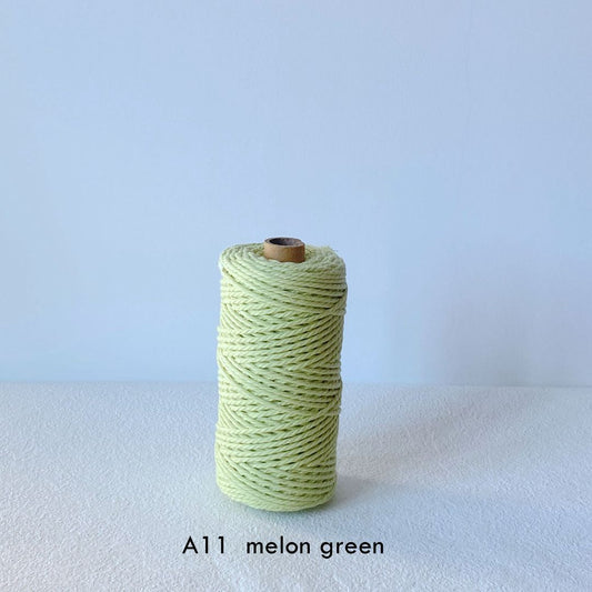 3MM MACRAME ROPE - MELON GREEN