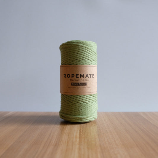 LUXE 3MM MACRAME STRING - TEA GREEN